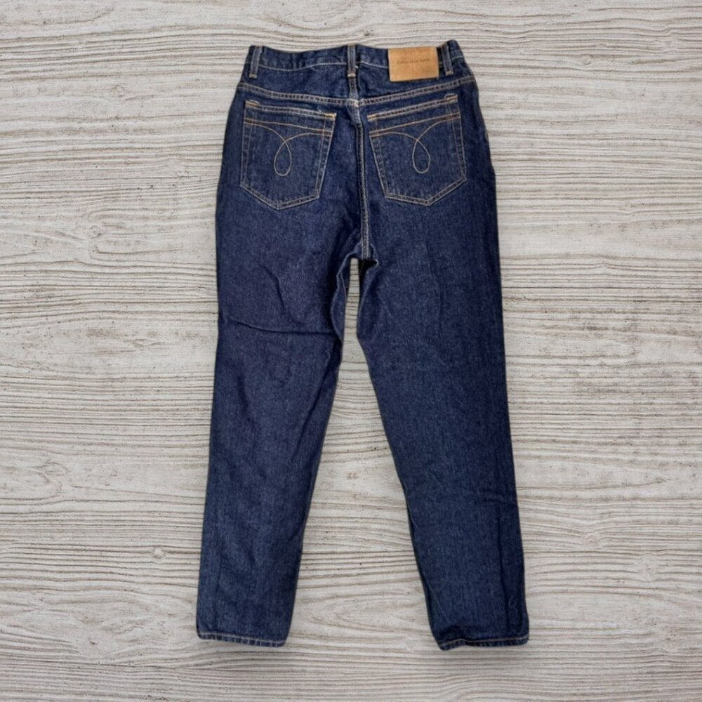 Vintage Calvin Klein Jeans Women's Size 12 High Rise 5-Pocket Straight Leg Denim
